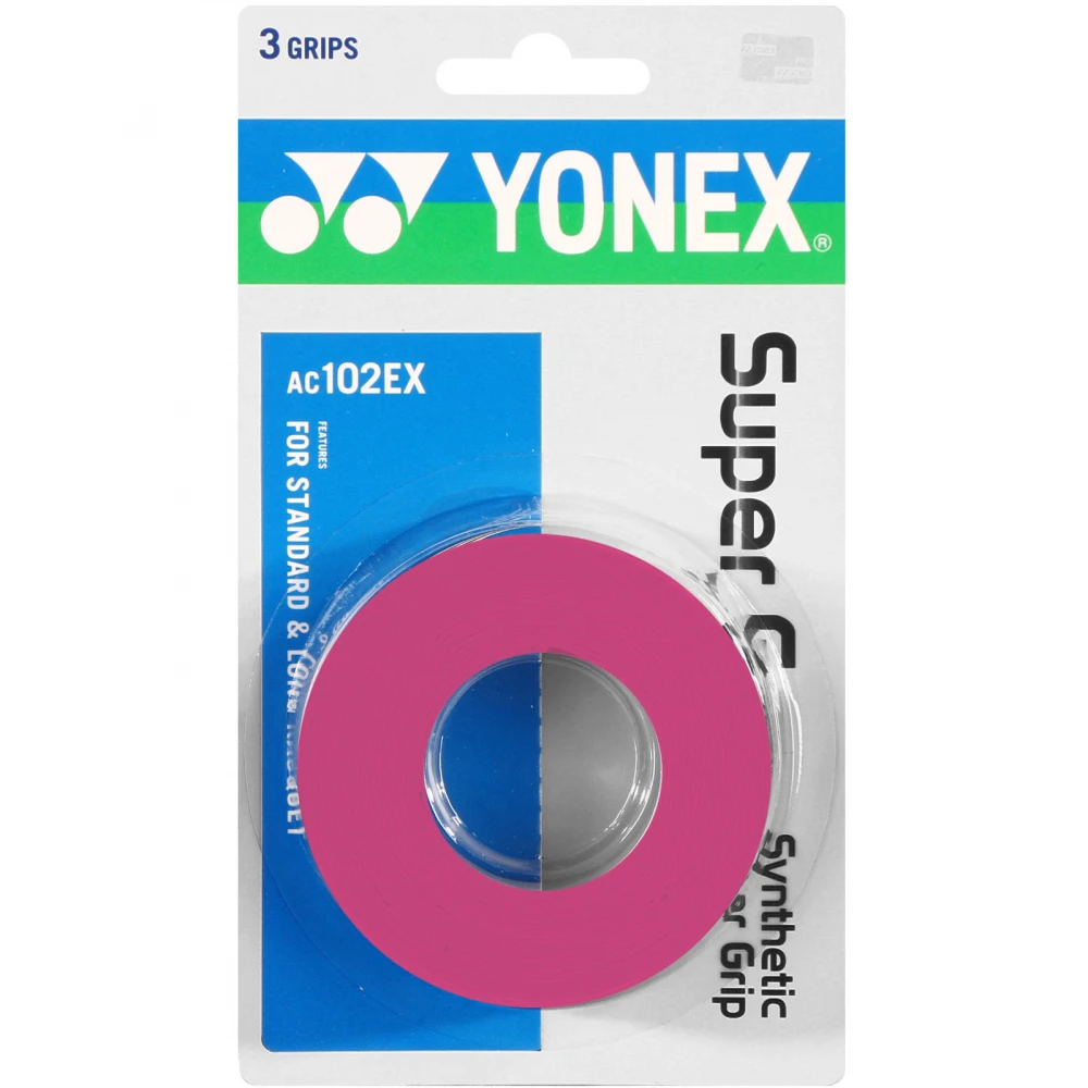 Yonex Super Grap 3-Pack (Pink) 1 Yonex Super Grap 3-Pack (Pink)