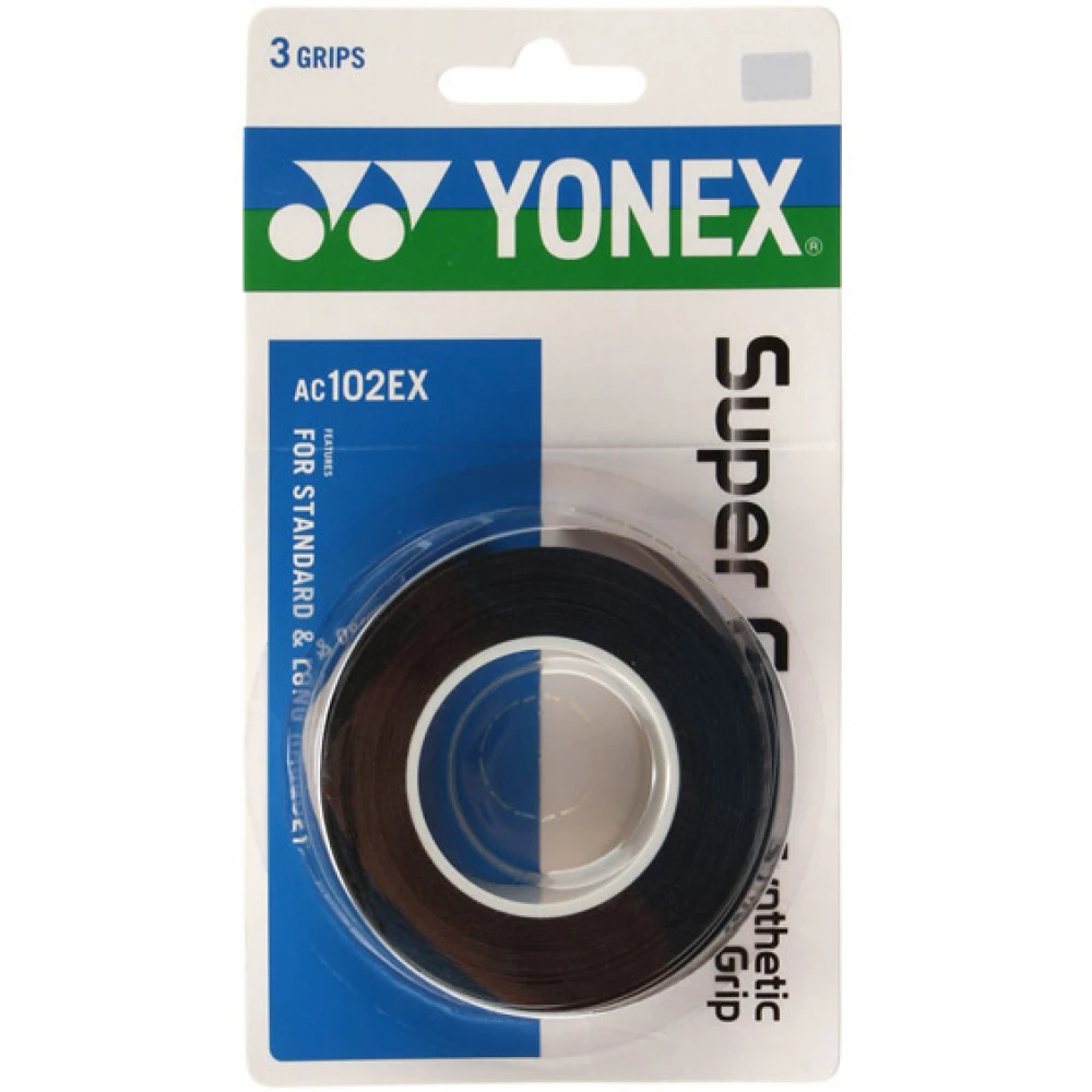 Yonex Super Grap 3-Pack (Black) 1 Yonex Super Grap 3-Pack (Black)