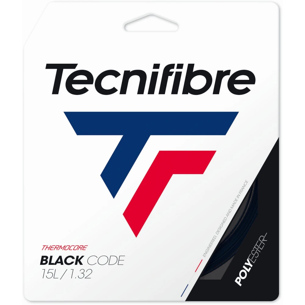 Tecnifibre Black Code 15L Tennis String (Set)