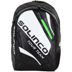 Solinco Tour Tennis Backpack (Black/White) -Tennis Gear Shop 1920138 Solinco Tour Tennis Backpack Black White a 1000 1000