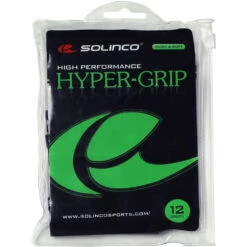 Solinco HyperGrip White Overgrip (12 Pack)