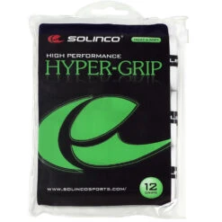 Solinco HyperGrip Black Overgrip (12 Pack)