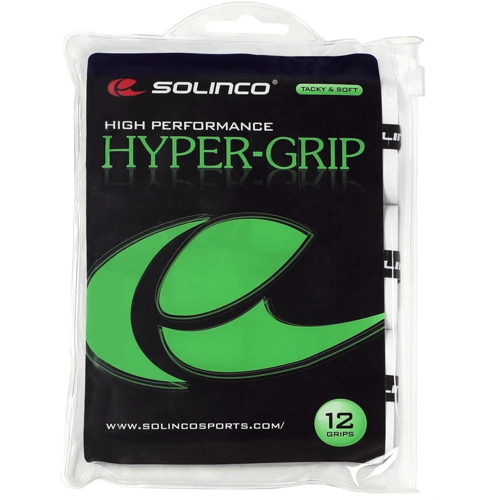 Solinco HyperGrip Black Overgrip (12 Pack) 1 Solinco HyperGrip Black Overgrip (12 Pack)