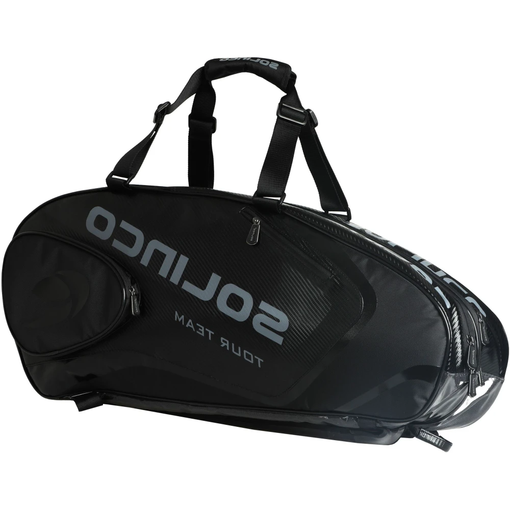 Solinco Tour 6 Pack Tennis Racquet Bag (Blackout)
