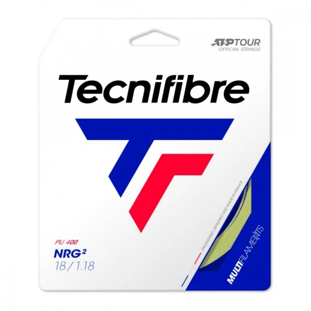 Tecnifibre NRG2 18g Tennis String (Set) 1 Tecnifibre NRG2 18g Tennis String (Set)