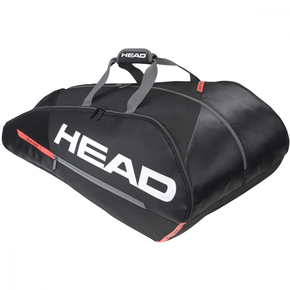 Head Tour Team 12R Monstercombi Tennis Bag (Black/Orange) 1 Head Tour Team 12R Monstercombi Tennis Bag (Black/Orange)