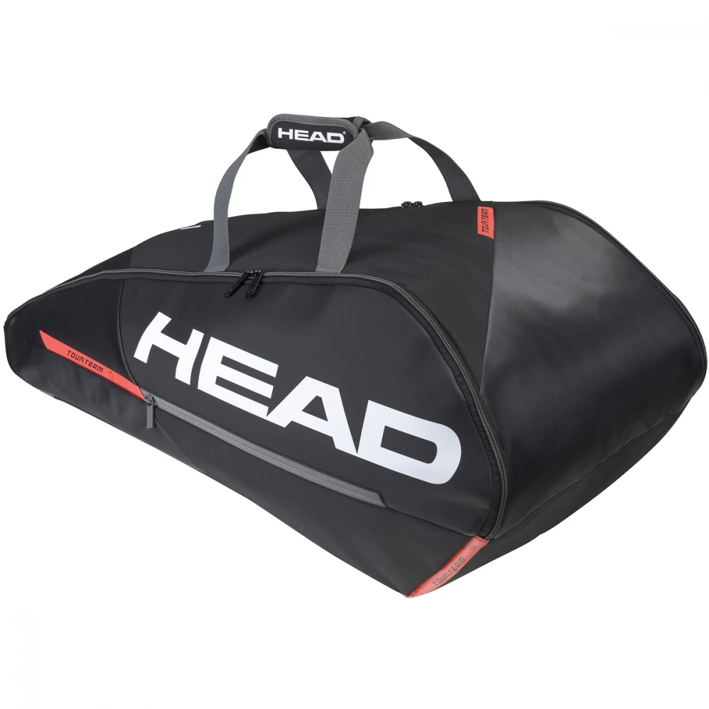 Head Tour Team 9R Supercombi Tennis Bag (Black/Orange) 1 Head Tour Team 9R Supercombi Tennis Bag (Black/Orange)