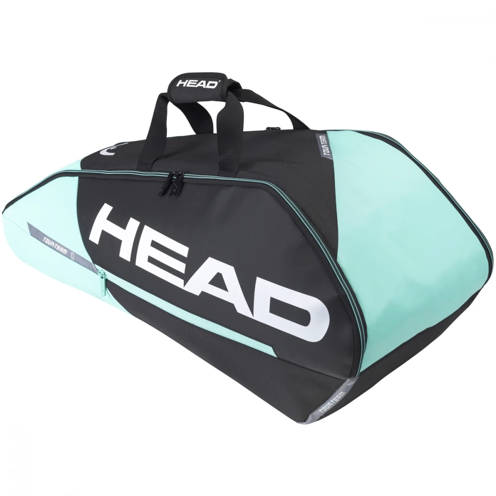 Head Tour Team 6R Combi Tennis Bag (Black/Mint)