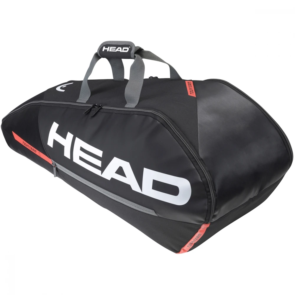 Head Tour Team 6R Combi Tennis Bag (Black/Orange)