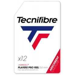 Tecnifibre Players ProFeel Overgrip 12-Pack (White)