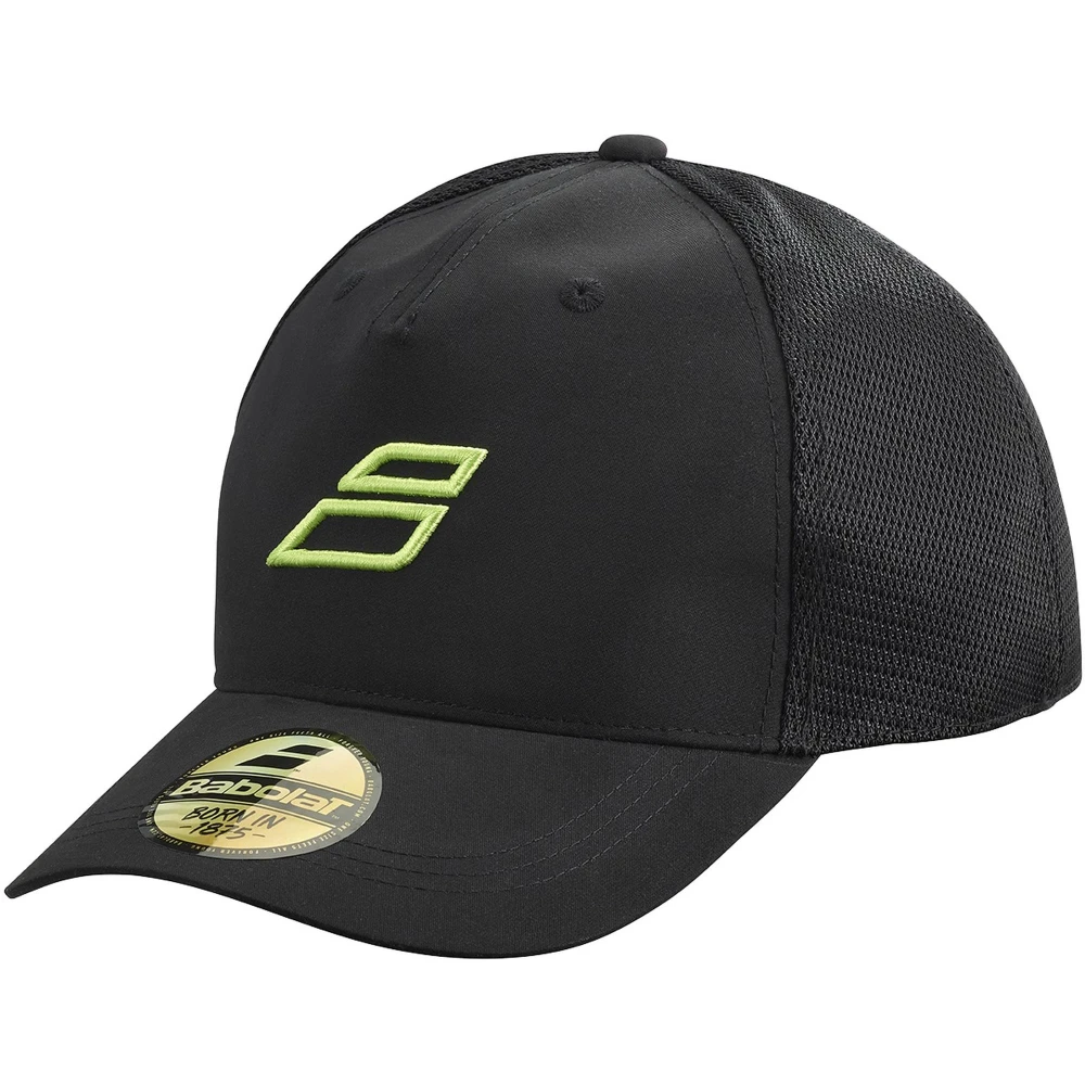 Babolat Juniors Aero Curve Trucker Tennis Hat (Black/Aero)