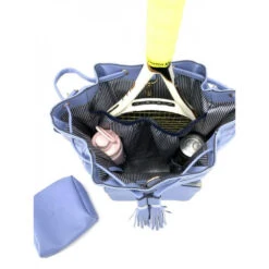 NiceAces Women’s DARA Vegan Leather Tennis Bag (Periwinkle) -Tennis Gear Shop DRBGBLU ins 1000 1000