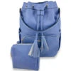 NiceAces Women’s DARA Vegan Leather Tennis Bag (Periwinkle)
