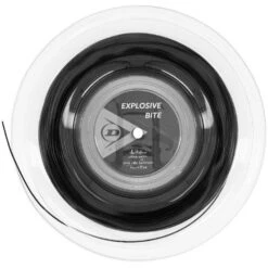 Dunlop Explosive Bite Black 16g Tennis String (Reel)