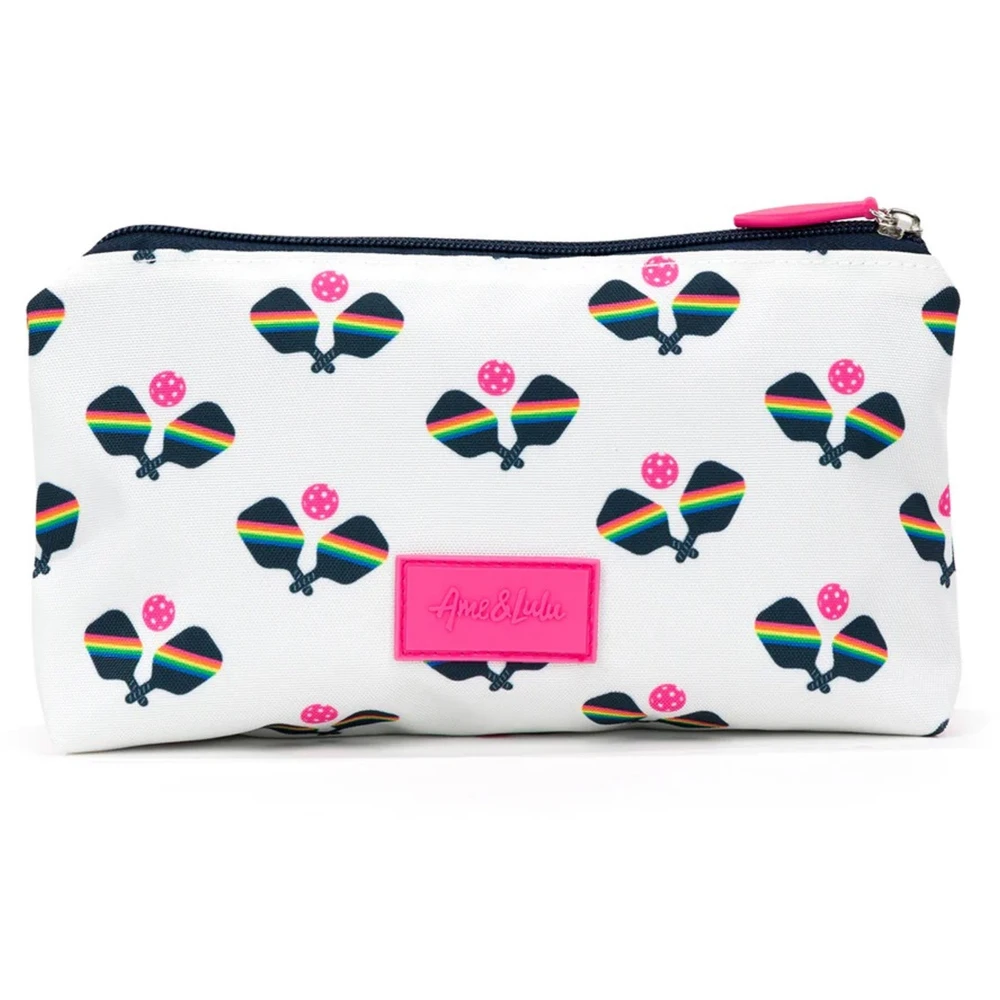 Ame & Lulu Everyday Pickleball Pouch (Rainbow Paddles) 2 Ame & Lulu Everyday Pickleball Pouch (Rainbow Paddles) - Image 2