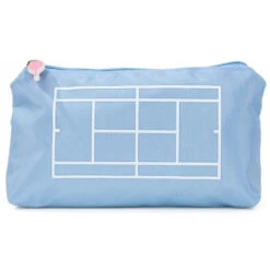 Ame & Lulu Everyday Tennis Pouch (Blue Lawn Tennis)