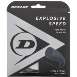 Dunlop Explosive Speed Black 17g Tennis String (Set)
