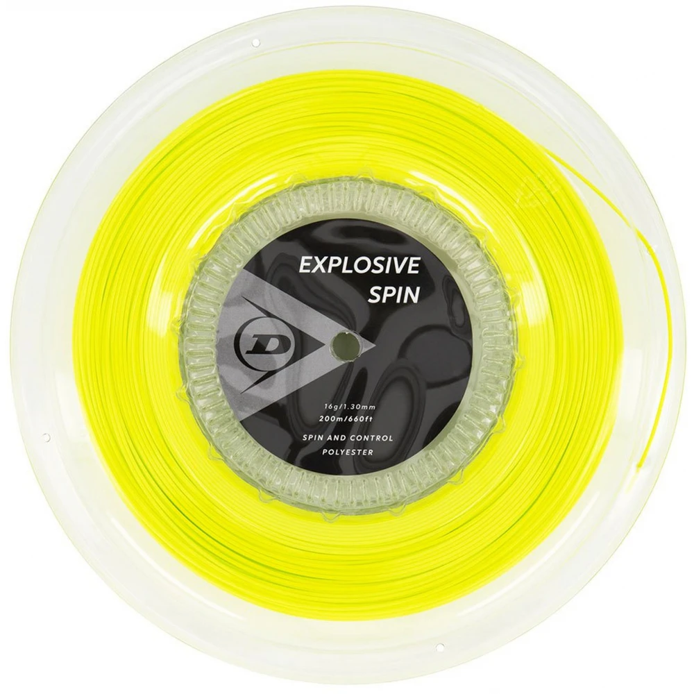 Dunlop Explosive Spin Yellow 16g Tennis String (Reel)