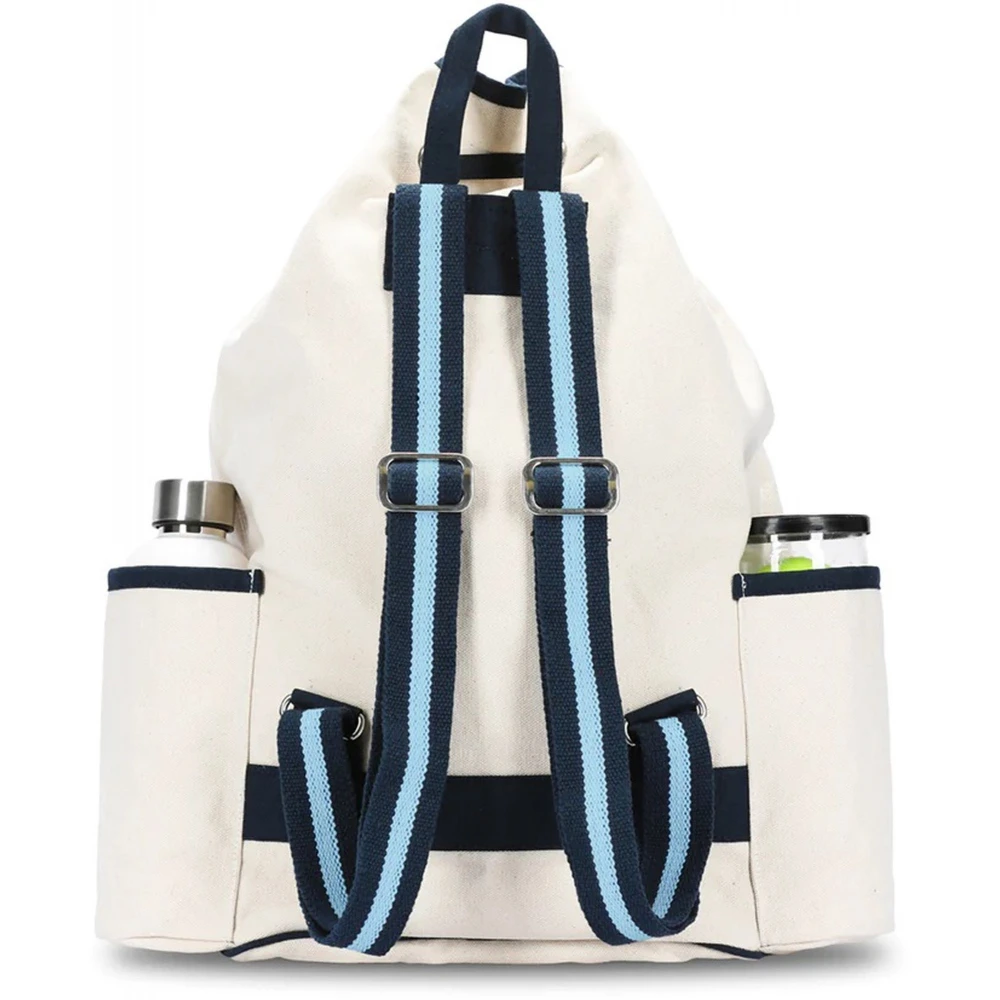 Ame & Lulu Hamptons Tennis Backpack (Two Tone Blue) - Image 2