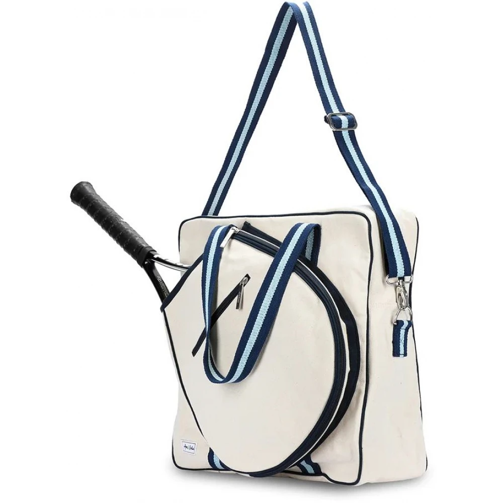 Ame & Lulu Hamptons Tennis Tour Bag (Two Tone Blue) - Image 2
