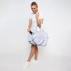 Ame & Lulu Pickleball Tote (Grey Camo) -Tennis Gear Shop PBT197 Ame Lulu Pickleball Tote Grey Camo c min 1000 1000