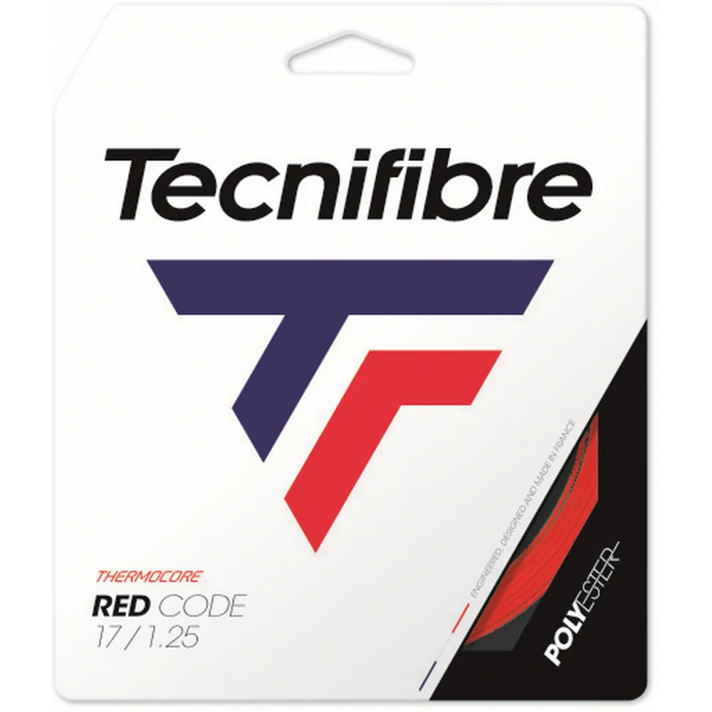 Tecnifibre Pro Red Code 17g Tennis String (Set) 1 Tecnifibre Pro Red Code 17g Tennis String (Set)