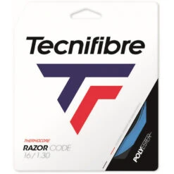 Tecnifibre Razor Code Blue 16g Tennis String (Set)