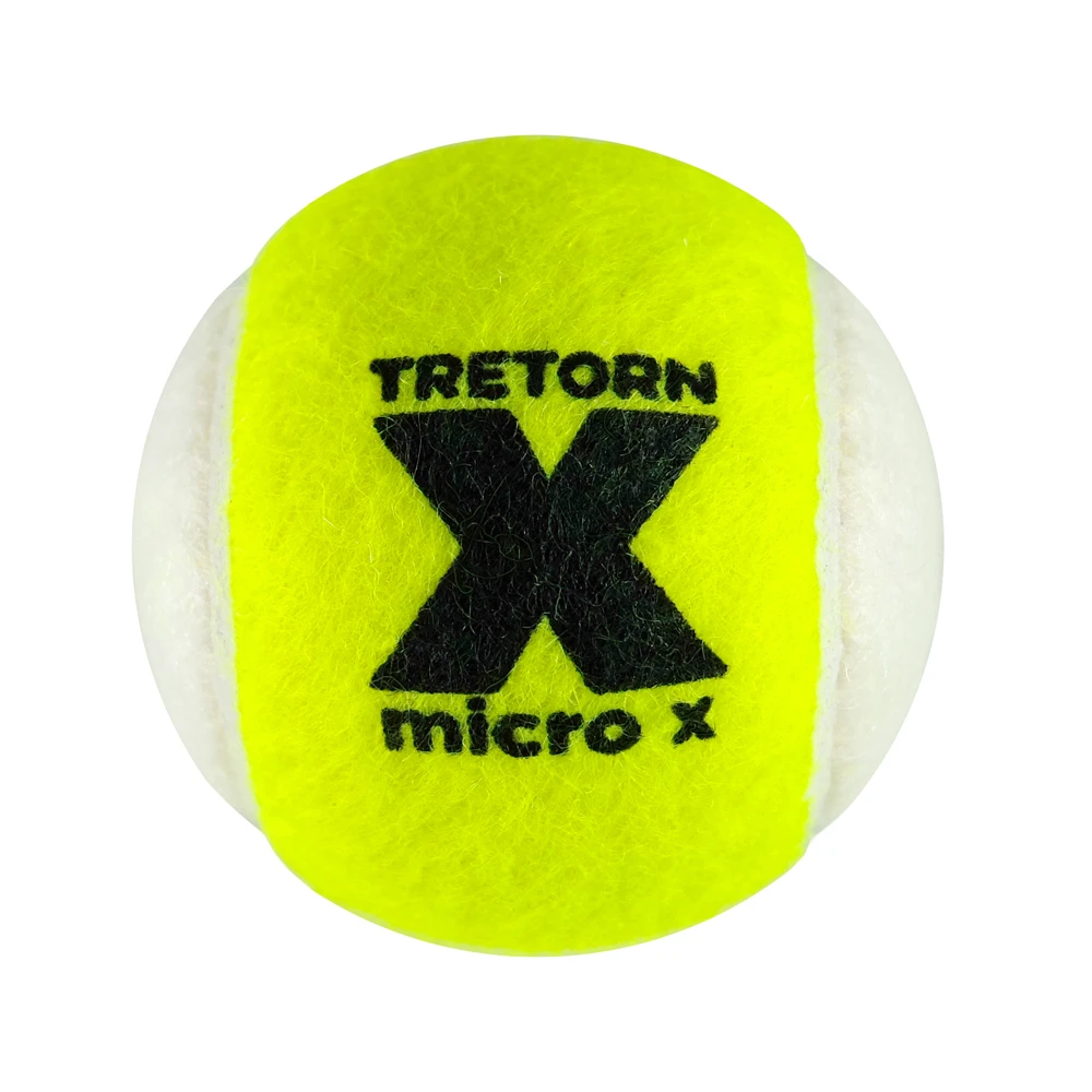Tretorn Micro-X Pressureless Tennis Balls, Yellow/White (Bag Of 72) - Image 2