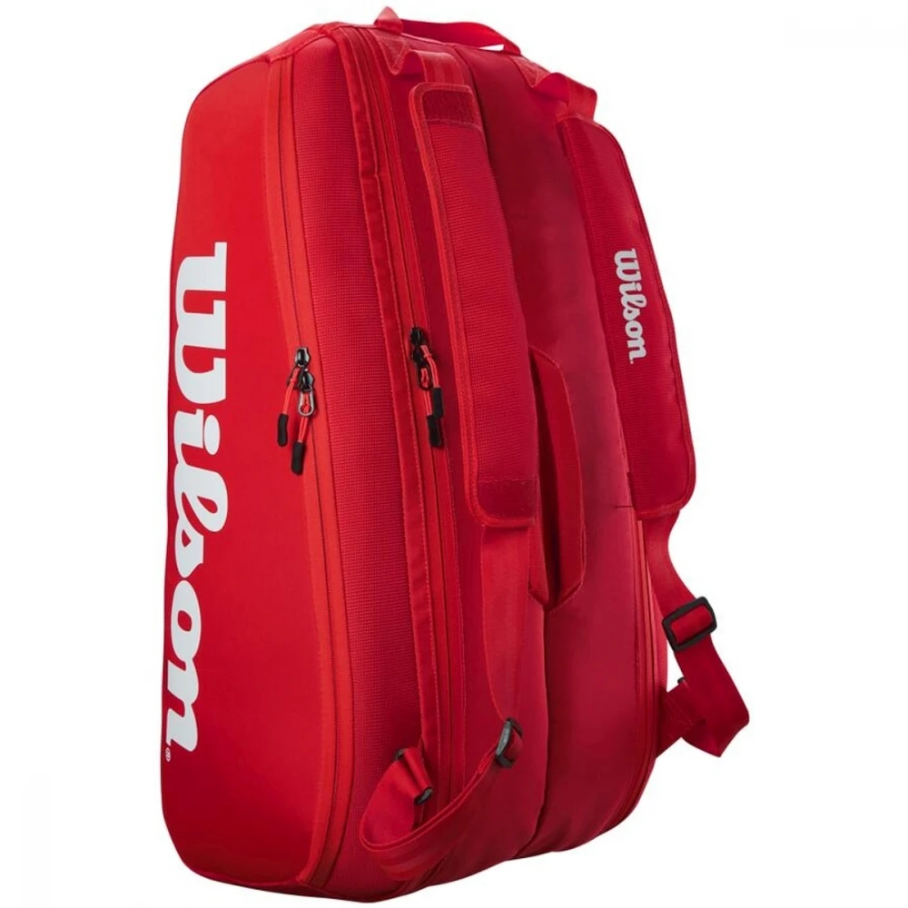 Wilson Super Tour 9 Pack Tennis Bag (Red) - Image 2
