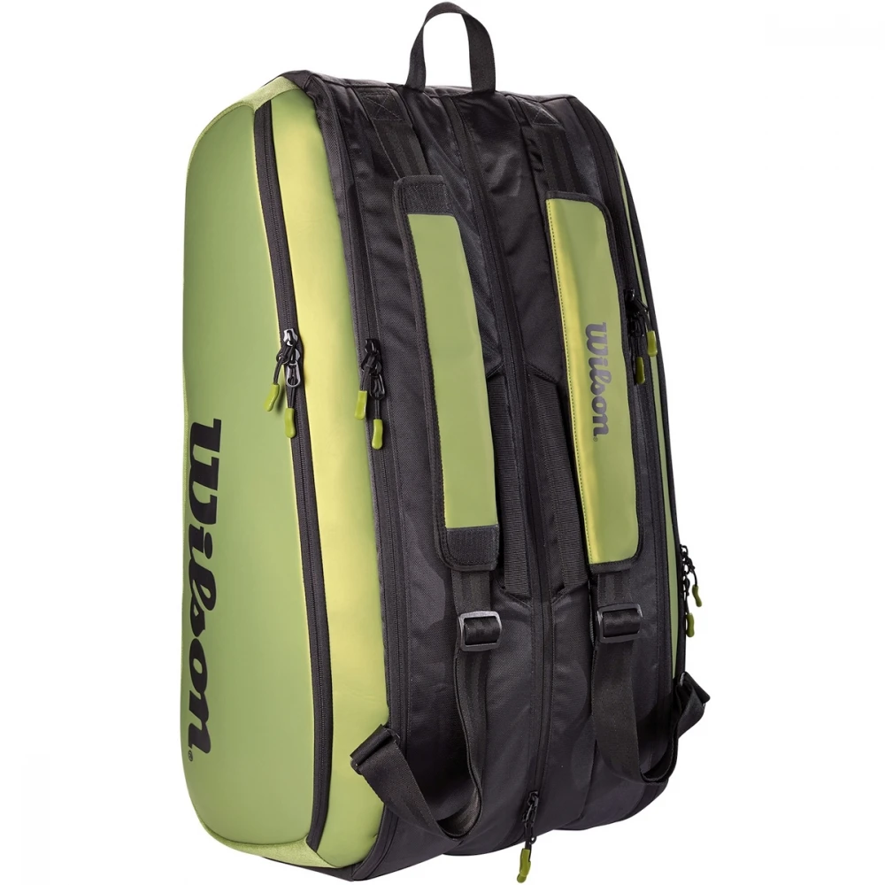 Wilson Super Tour Blade 15PK Tennis Racquet Bag (Green/Black) 3 Wilson Super Tour Blade 15PK Tennis Racquet Bag (Green/Black) - Image 3