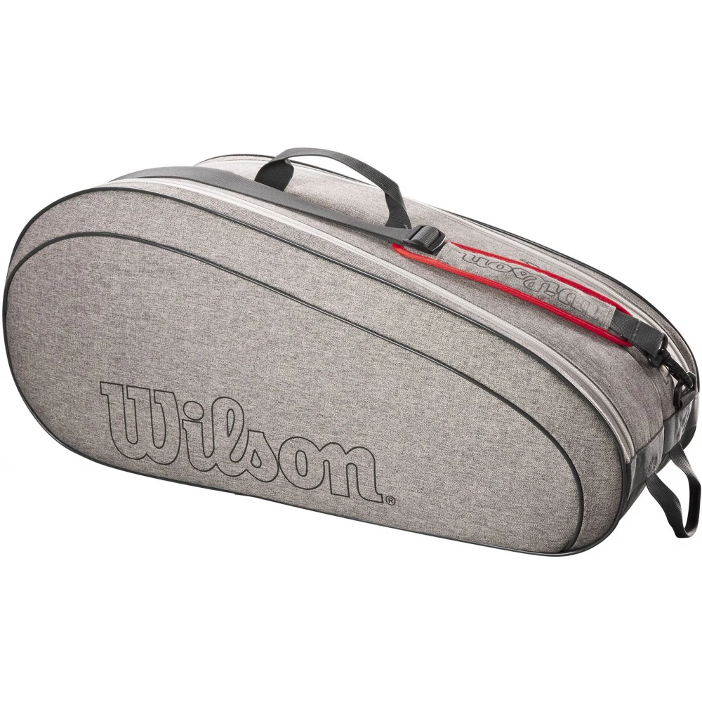 Wilson Team 6 Pack Tennis Bag (Heather Grey)