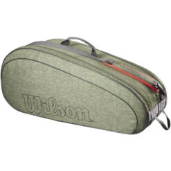 Wilson Team 6 Pack Tennis Bag (Heather Green)