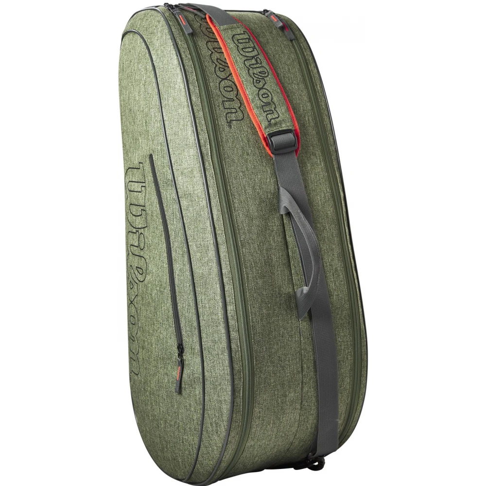 Wilson Team 6 Pack Tennis Bag (Heather Green) - Image 3