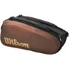 Wilson Super Tour Pro Staff V14 9 Pack Tennis Bag (Copper/Black)