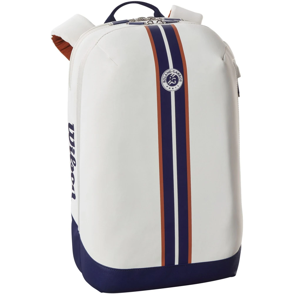 Wilson Roland Garros Super Tour Tennis Backpack (Navy/White/Clay) 1 Wilson Roland Garros Super Tour Tennis Backpack (Navy/White/Clay)