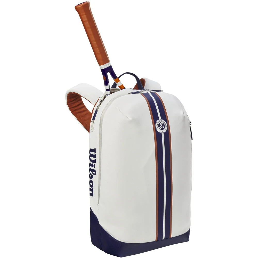 Wilson Roland Garros Super Tour Tennis Backpack (Navy/White/Clay) 2 Wilson Roland Garros Super Tour Tennis Backpack (Navy/White/Clay) - Image 2