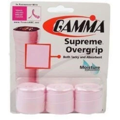 Gamma Supreme Overgrip (3-Pack, Assorted Colors) 5 Gamma Supreme Overgrip (3-Pack, Assorted Colors) -Tennis Gear Shop gamma supreme tennis racquet overgrip 3 pack pink 1000 1000