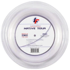 Laserfibre Native Tour 17g Pearl White Tennis String (Reel)
