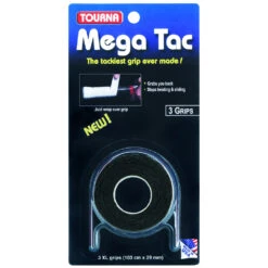 Tourna Mega Tac Overgrip (3 Pack) 6 Tourna Mega Tac Overgrip (3 Pack) -Tennis Gear Shop mt bk 1000 1000